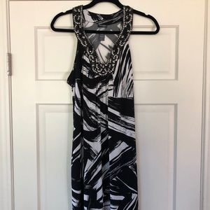 Bisou Bisou black and white dress